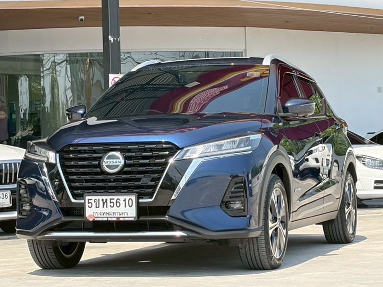 Nissan Kicks 2024 1.2 VL Sedan เบนซิน ไม่ติดแก๊ส เกียร์อัตโนมัติ น้ำเงิน รูปที่ 3