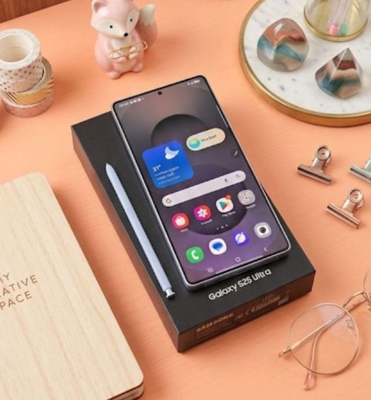 samsung s25 ultra ram12 rom512gb มือ2สวยมากครบมีประกันศูนย์ถึง กค69รับเทินรับรูดบัตรเครดิต รูปที่ 4