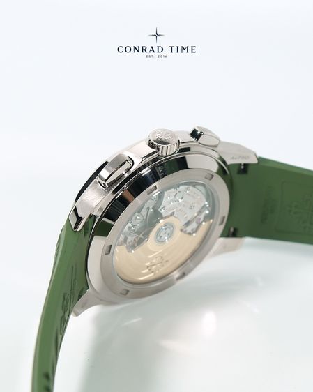 New Patek Aquanaut 5968G-010 Green Dial Green Rubber Strap 2026 42mm. Fullset  รูปที่ 11