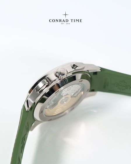 New Patek Aquanaut 5968G-010 Green Dial Green Rubber Strap 2026 42mm. Fullset  รูปที่ 10