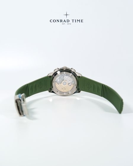 New Patek Aquanaut 5968G-010 Green Dial Green Rubber Strap 2026 42mm. Fullset  รูปที่ 7