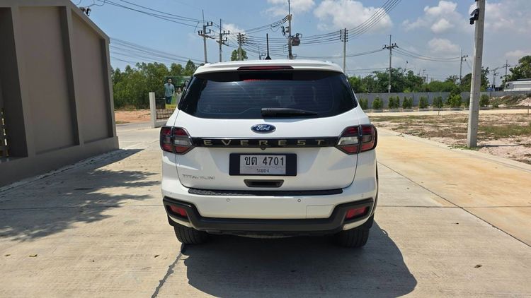 Ford Everest 2019 2.0 Titanium Utility-car ดีเซล ไม่ติดแก๊ส เกียร์อัตโนมัติ ขาว รูปที่ 2