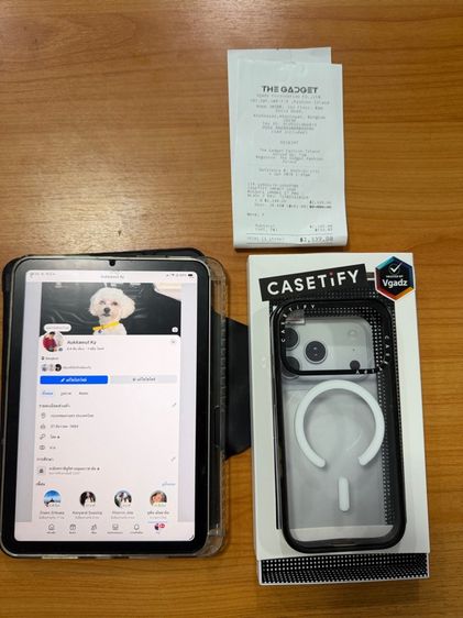 ขาย casetify i phone 17 pro ขอบดำ หลังใส  ใช้งานปกติ สภาพ ดีกล่องครบ  ประกัน1ปี เหลือถึง 4-1-70