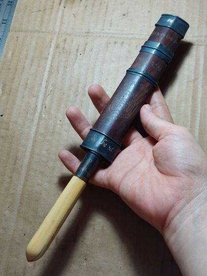 เครื่องรางมีดหมอพระขรรค์หลวงพ่อเดิมใบ 6 ยาวรวม 11 นิ้ว รูปที่ 7