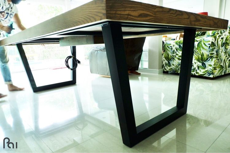 Meeting Table โต๊ะประชุม ไม้จริง ไม้แอช โดยช่างฝีมือคนไทย ราคาโรงงาน รูปที่ 5