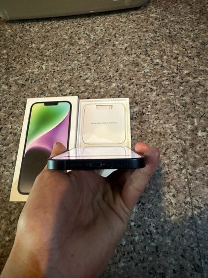 ขายไอโฟน14PlusสีMinight256กิ๊กยกกล่องอีมี่ตรงเครื่องเดิมๆหายากมากๆสวยๆใช้งานดีถูกมากกก รูปที่ 4