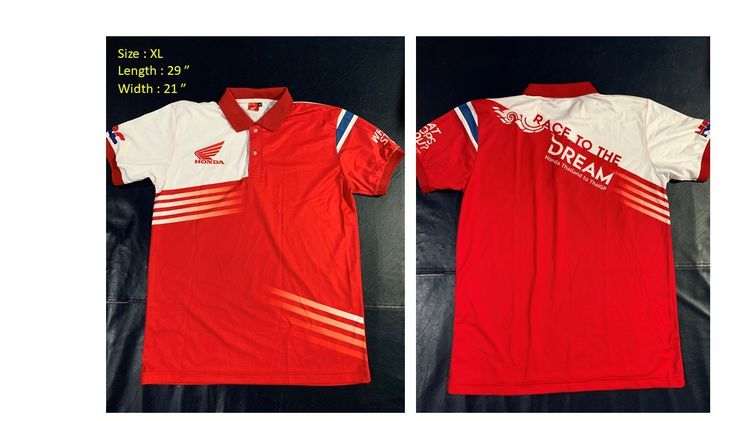 📌📌 💯 ขาย เสื้อ โปโล ฮอนด้า เรซซิ่ง สะสม ของใหม่เก่าเก็บ ยังไม่ได้ใช้งาน รูปที่ 6