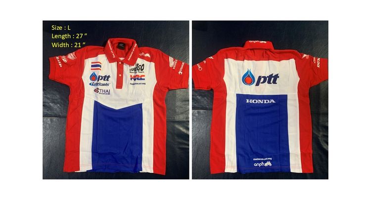📌📌 💯 ขาย เสื้อ โปโล ฮอนด้า เรซซิ่ง สะสม ของใหม่เก่าเก็บ ยังไม่ได้ใช้งาน รูปที่ 12