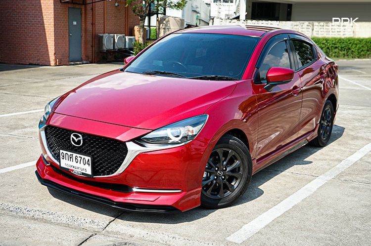 Mazda Mazda 2 2020 1.3 Skyactiv-G S Leather Sedan Sedan เบนซิน ไม่ติดแก๊ส เกียร์อัตโนมัติ แดง