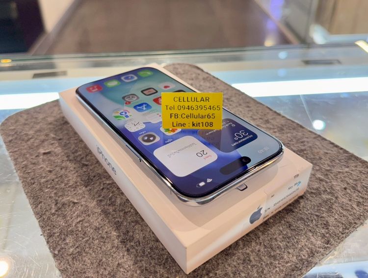 iPhone Air 1TB รอบชาร์ต3 ประกันศูนย์ไทยเกือบปี ครบกล่อง ไร้รอย รูปที่ 5