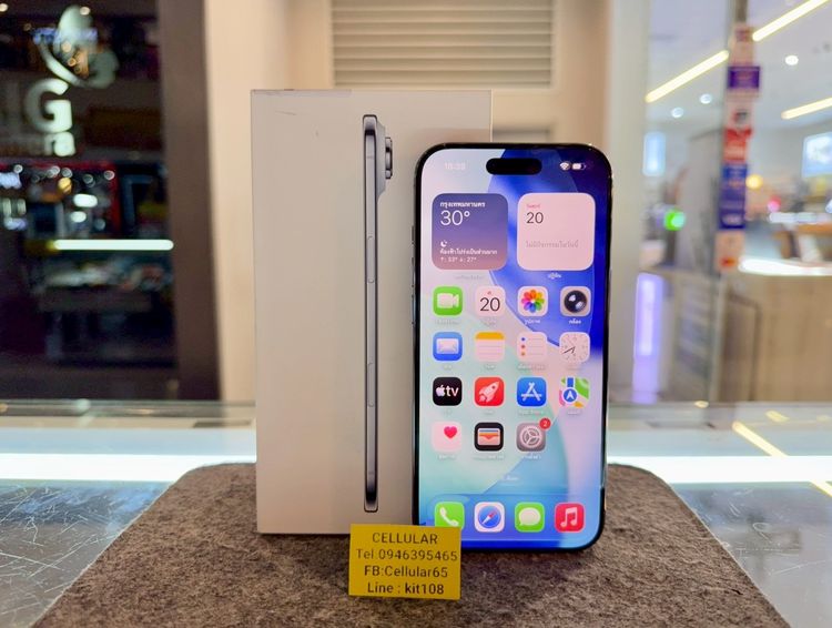 iPhone Air 1TB รอบชาร์ต3 ประกันศูนย์ไทยเกือบปี ครบกล่อง ไร้รอย รูปที่ 2