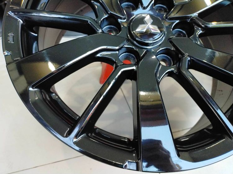 แม็กมิตซู ขอบ18 กว้าง7.5 et38 สีอบpowder coat ใส่ไทรทัน ปาเจ รูปที่ 7