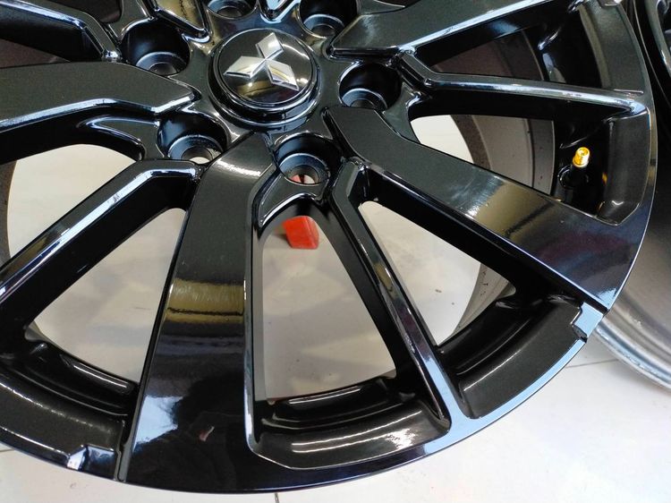 แม็กมิตซู ขอบ18 กว้าง7.5 et38 สีอบpowder coat ใส่ไทรทัน ปาเจ รูปที่ 8