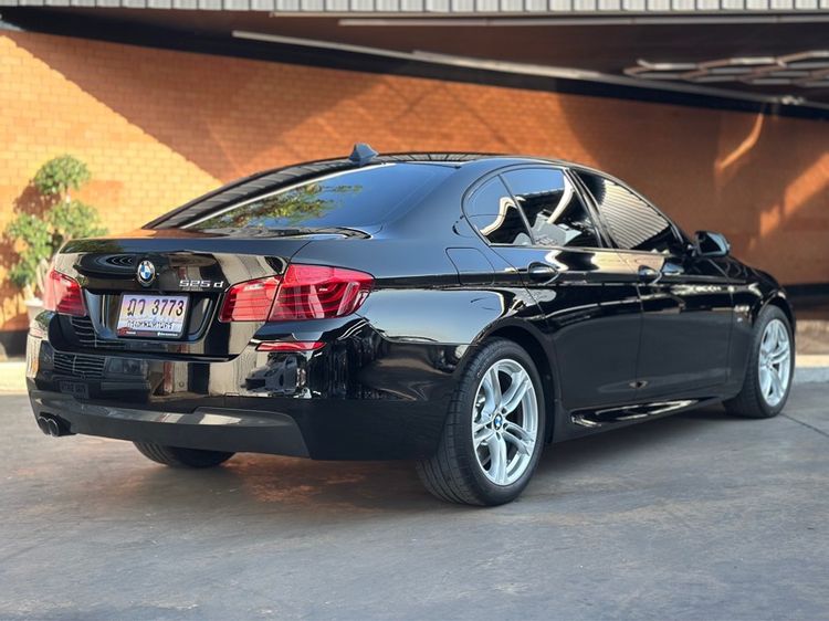 BMW Series 5 2014 525d Sedan ดีเซล ไม่ติดแก๊ส เกียร์อัตโนมัติ ดำ รูปที่ 4