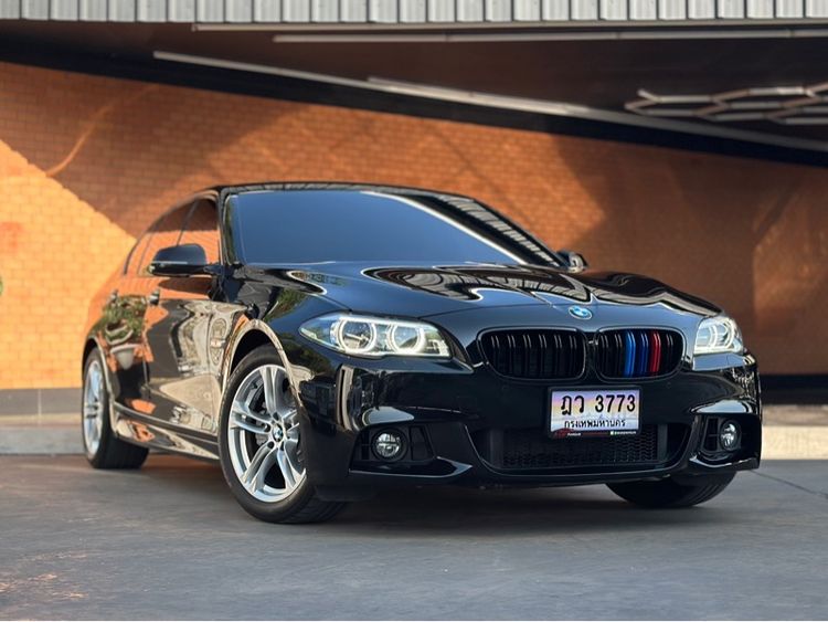 BMW Series 5 2014 525d Sedan ดีเซล ไม่ติดแก๊ส เกียร์อัตโนมัติ ดำ