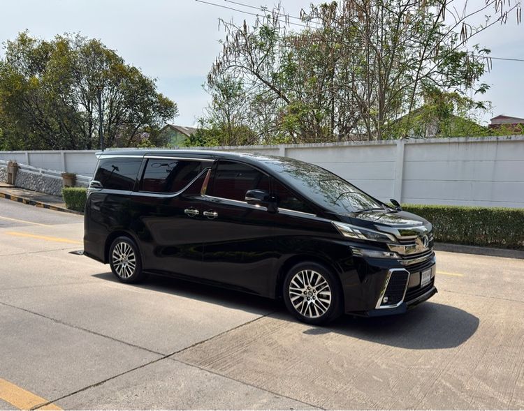 รถ Toyota Vellfire 2.5 Z G Edition สี ดำ