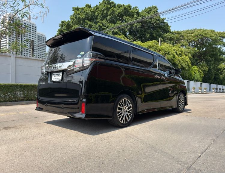 Toyota Vellfire 2015 2.5 Z G Edition Van เบนซิน ไม่ติดแก๊ส เกียร์อัตโนมัติ ดำ รูปที่ 4
