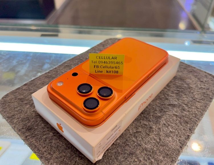 iPhone 17 Pro 256GB Batt100 สวยไร้รอย ประกันศูนย์ไทย6เดือน ครบกล่อง รูปที่ 9