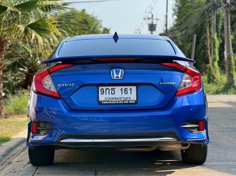 Honda Civic 2020 1.8 EL i-VTEC Sedan เบนซิน LPG เกียร์อัตโนมัติ น้ำเงิน รูปที่ 4