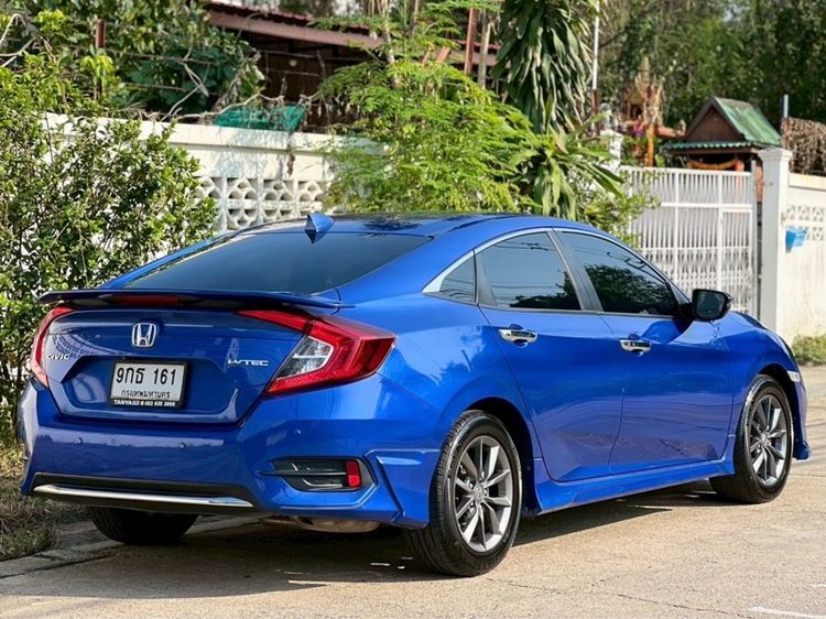 Honda Civic 2020 1.8 EL i-VTEC Sedan เบนซิน LPG เกียร์อัตโนมัติ น้ำเงิน รูปที่ 3
