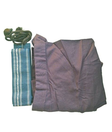 อื่นๆ ฟรีไซส์ แขนยาว อื่นๆ อื่นๆ ชุดยูกะตะญี่ปุ่น สีน้ำเงินกรมท่า สภาพสวย (ครบเซตพร้อมใส่) – งานนำเข้าคุณภาพดี