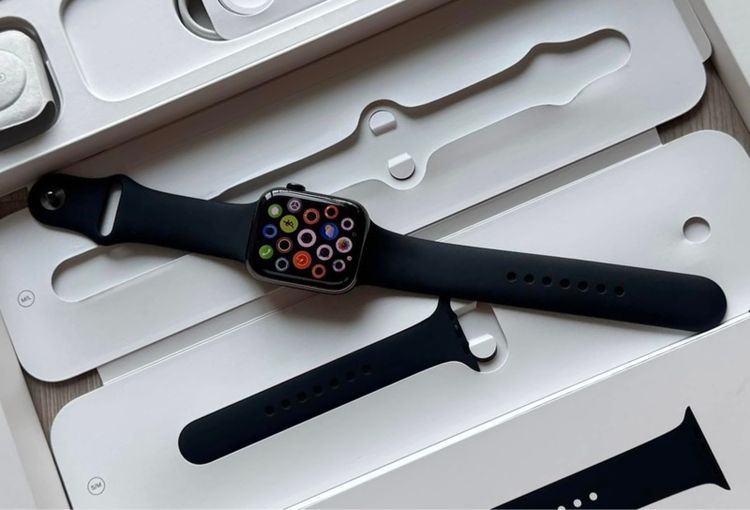  Apple Watch  S7 45 mm รุ่นพิเศษ ตัวสแตนเลส Stainless Steel  GPS -LTe ใช้ซิมได้ สภาพ99 รูปที่ 16