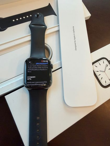  Apple Watch  S7 45 mm รุ่นพิเศษ ตัวสแตนเลส Stainless Steel  GPS -LTe ใช้ซิมได้ สภาพ99 รูปที่ 11