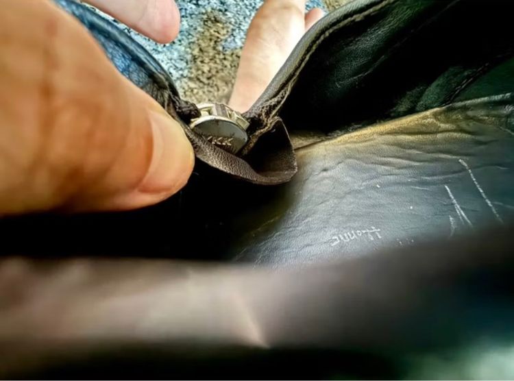 Giuseppe Zanotti Black Velvet Eve Slip On Black Sliver เบอร์41 รูปที่ 4