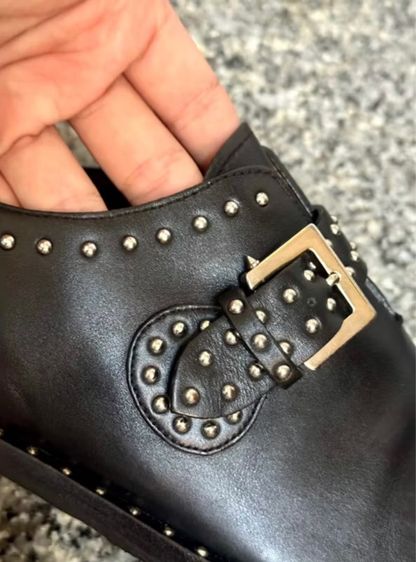 Givenchy Studded Leather Monk Straps เบอร์41 รูปที่ 4