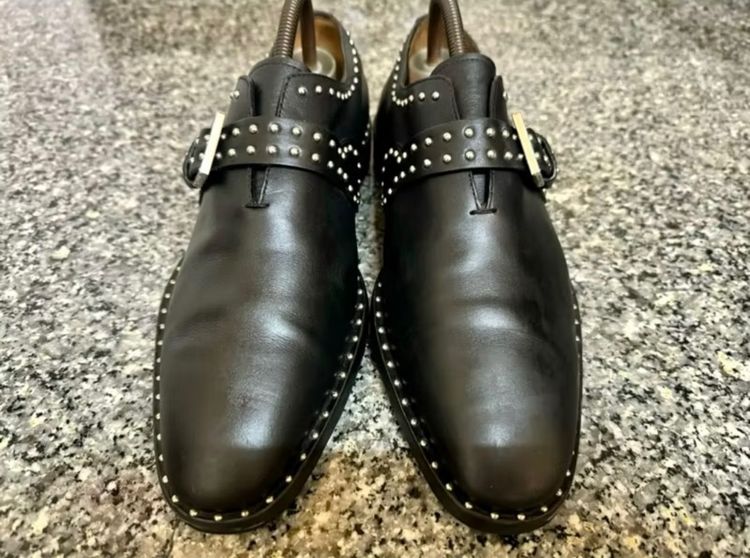 Givenchy Studded Leather Monk Straps เบอร์41 รูปที่ 2