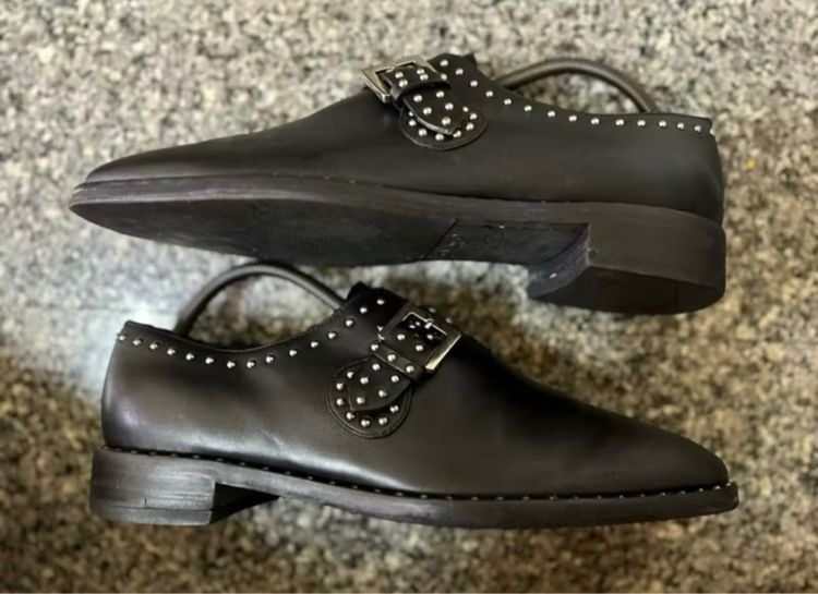 Givenchy Studded Leather Monk Straps เบอร์41 รูปที่ 3