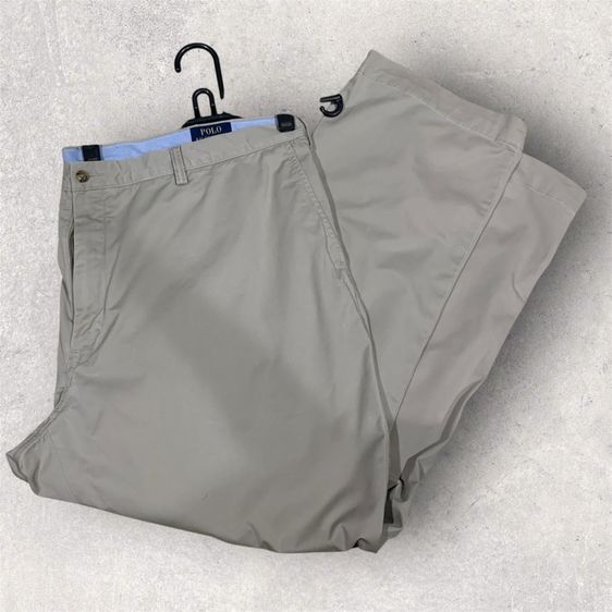 กางเกงขายาวsize ใหญ่พิเศษ ยี่ห้อ Polo Ralph Lauren แท้ รุ่น Stretch Classic  Fit Size 48-30. รูปที่ 2