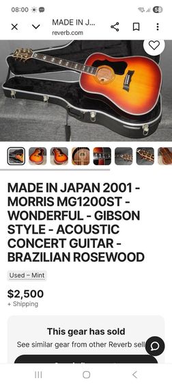 Morris MG-1200 ST Special Edition Made in Japan  รูปที่ 15