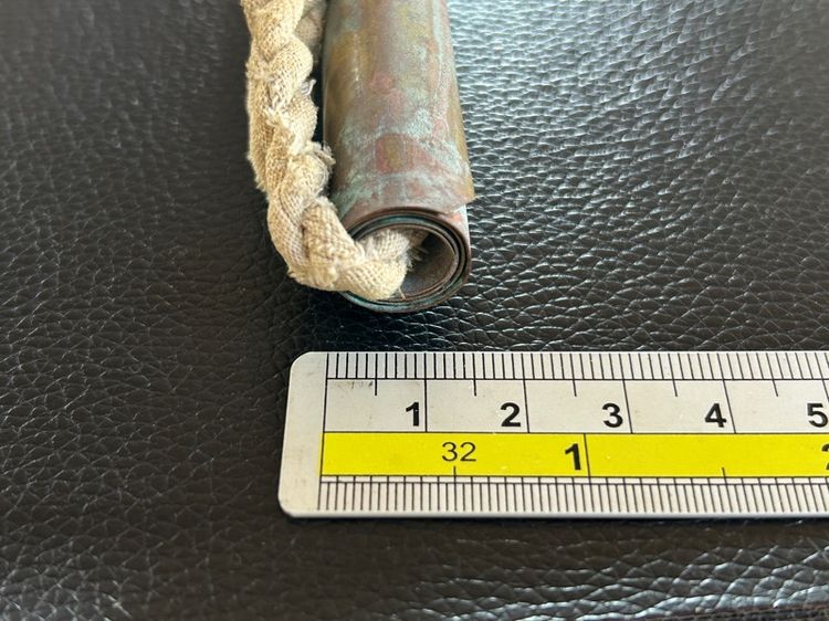 ตะกรุดหลวงพ่อโมเนื้อทองเหลือง รูปที่ 6