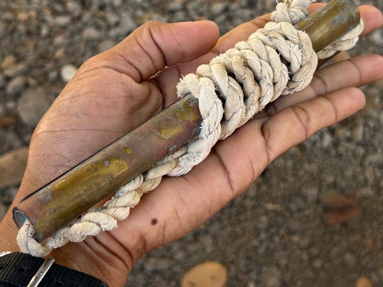 ตะกรุดหลวงพ่อโมเนื้อทองเหลือง รูปที่ 9