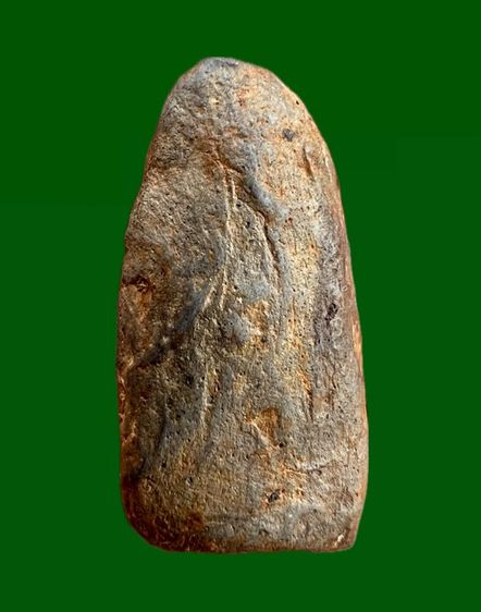 พระรอด วัดมกาวัน พิมพ์ใหญ่เนื้อเขียวหินครก  รูปที่ 3