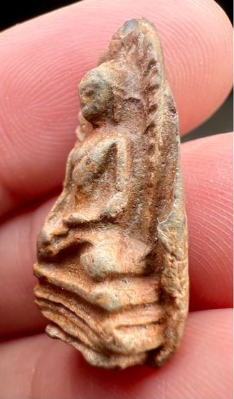 พระรอด วัดมกาวัน พิมพ์ใหญ่เนื้อเขียวหินครก  รูปที่ 7