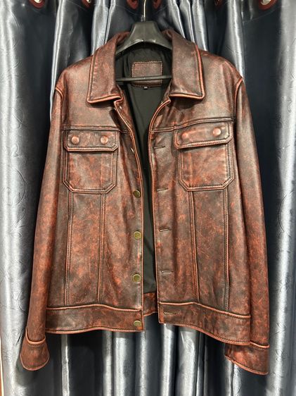 น้ำตาล EU 42 แขนยาว เสื้อแจ็คเก็ต | เสื้อคลุม อื่นๆ เสื้อแจคเก็ตหนังแท้