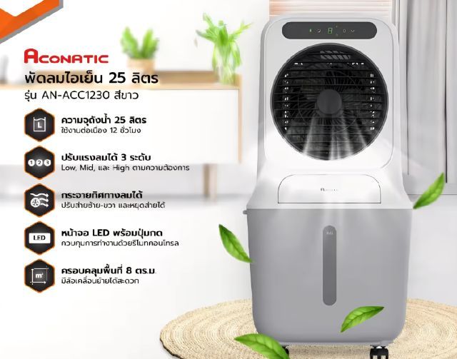 พัดลมไอเย็น aconatic รูปที่ 3