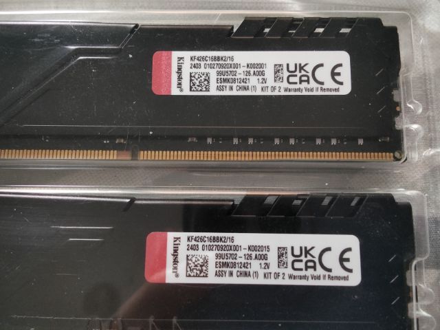 Kingston FURY Beast DDR4 ความจุ 16GB (8GB สองโมดูล) ความเร็ว 2666MHz รูปที่ 5
