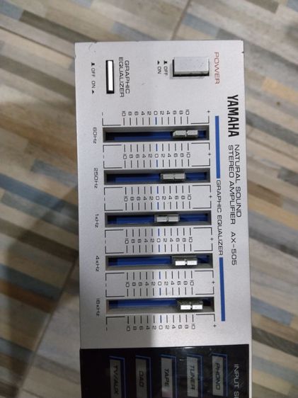 แอมป์ yamaha ax-505 ใช้ไฟ100vนะครับ สภาพใช้งานได้ปกติ รวมส่งครับ รูปที่ 3