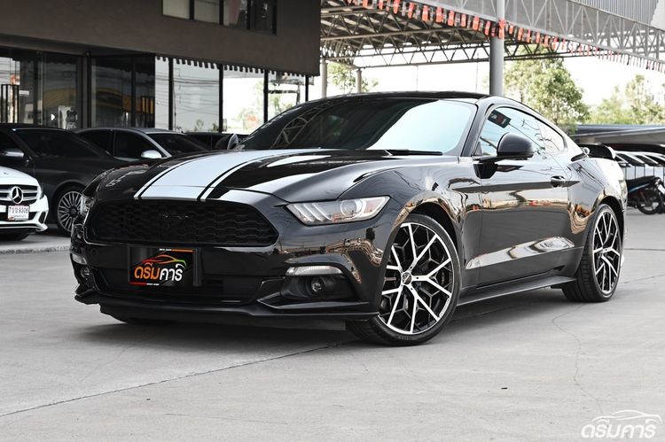รถ Ford Mustang 2.3 Ecoboost สี ดำ