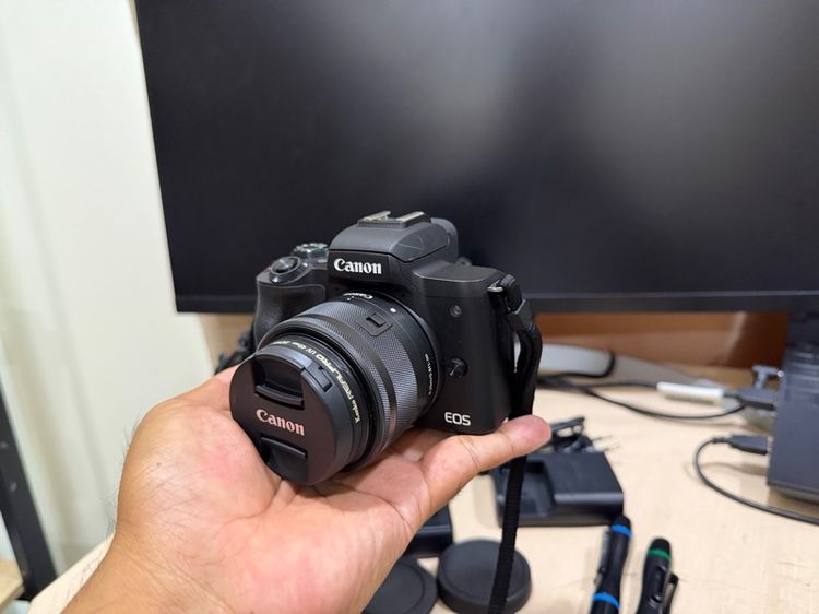 Canon Eos M50 mark ii พร้อมเลนส์ EF-M 15-45mm IS STM 24.1MP 4K สภาพสวยมากเหมือนได้มือ 1 รูปที่ 2