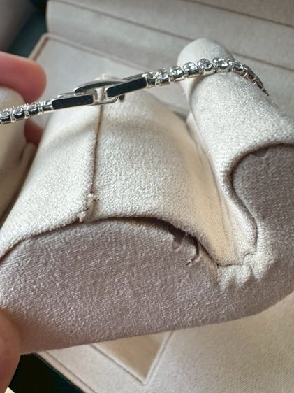 ข้อมือเพชร 2 แถวแบบอ่อน แบบบาง ไม่หนัก รับได้เลย Express delivery รูปที่ 6