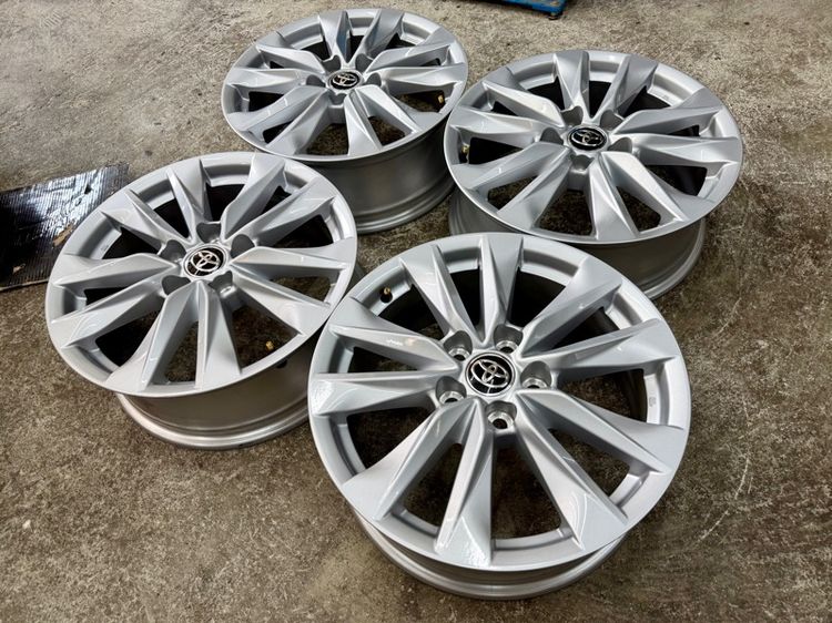 ล้อแม็ก TOYOTA COROLLA CROSS  ขอบ 17” 5 รู 114 ใส่ CAMRY INNOVA VIGO REVO ตัวเตี้ยได้เลย รูปที่ 4