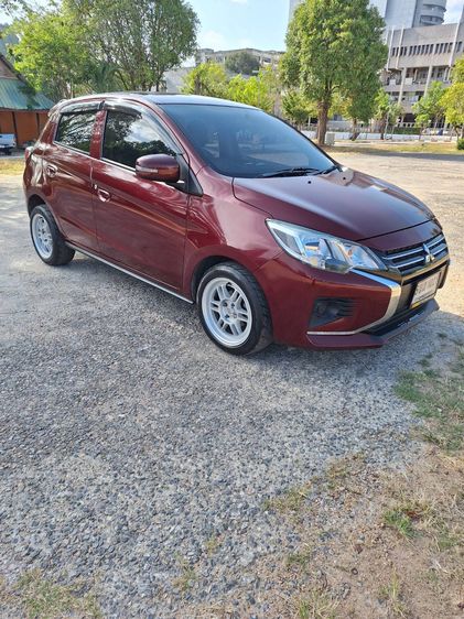 Mitsubishi Mirage 2020 1.2 GLX Sedan เบนซิน ไม่ติดแก๊ส เกียร์อัตโนมัติ แดง รูปที่ 2