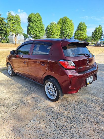 Mitsubishi Mirage 2020 1.2 GLX Sedan เบนซิน ไม่ติดแก๊ส เกียร์อัตโนมัติ แดง รูปที่ 3