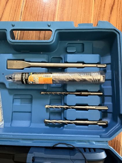 “สว่านโรตารี่ HYUNDAI HD-902-28G มือสอง สภาพดี ใช้งานปกติ มีกล่อง คู่มือ ดอกและอุปกรณ์ตามรูป รูปที่ 2