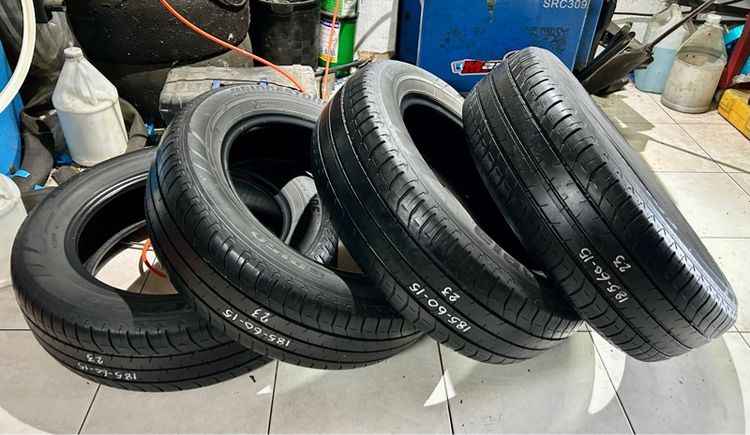 BRIDGESTONE 185 60 15 ยางมือสองปี2023 รูปที่ 4