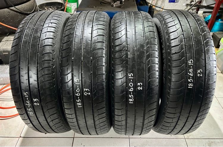 BRIDGESTONE 185 60 15 ยางมือสองปี2023